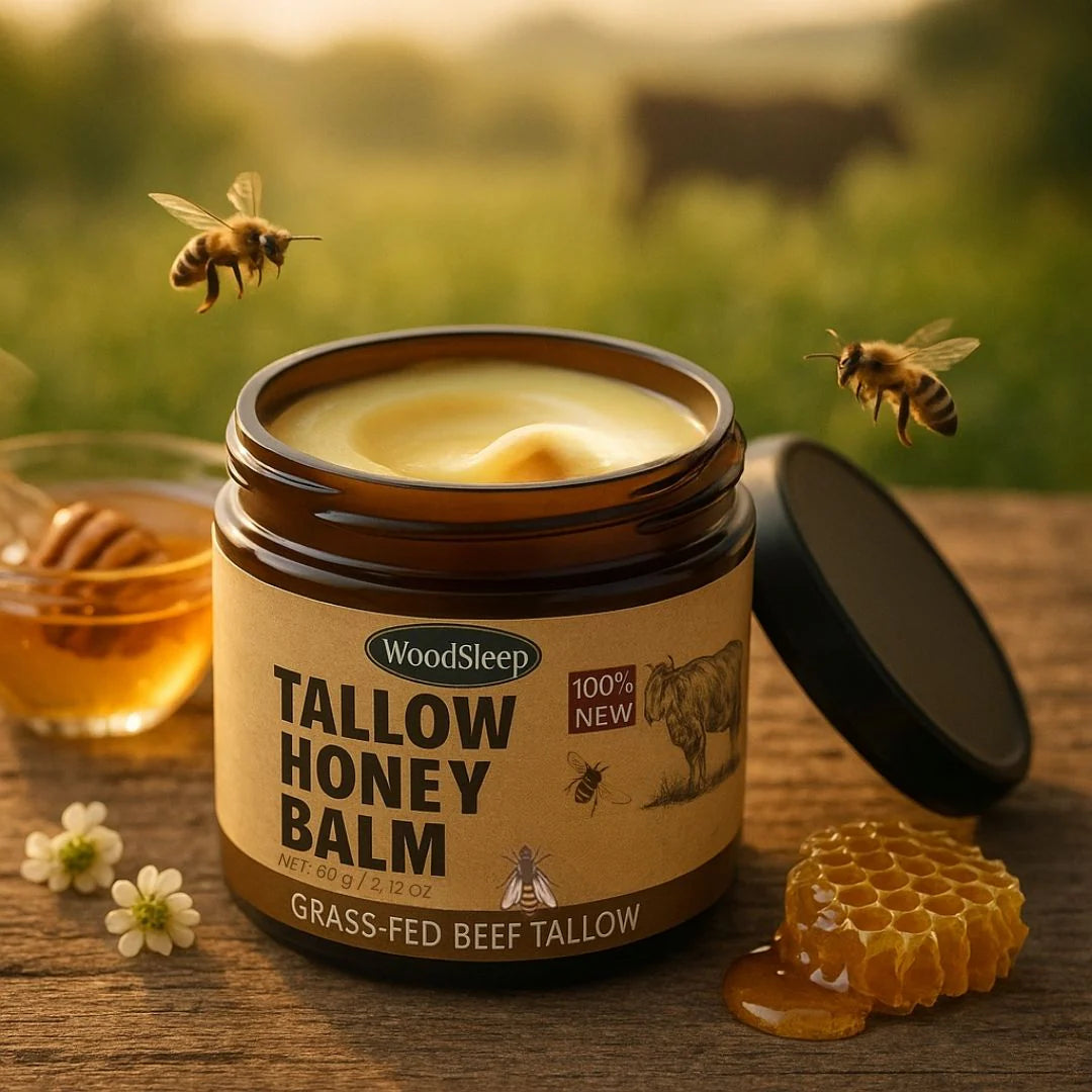Beef Tallow Moisturizer | Tallow and Honey Balm | Face and Skin Cream | Tallowly