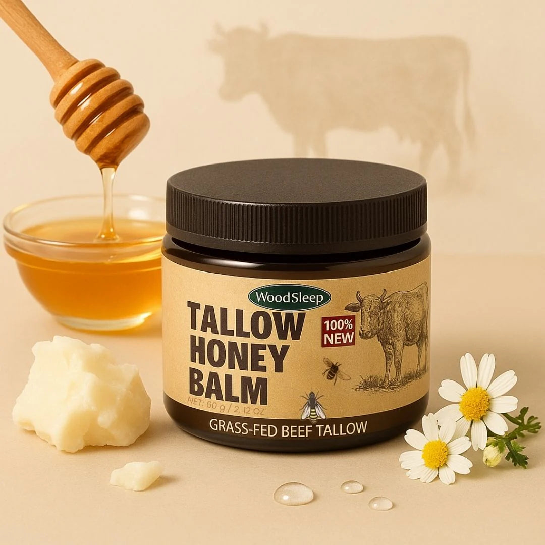 Beef Tallow Moisturizer | Tallow and Honey Balm | Face and Skin Cream | Tallowly